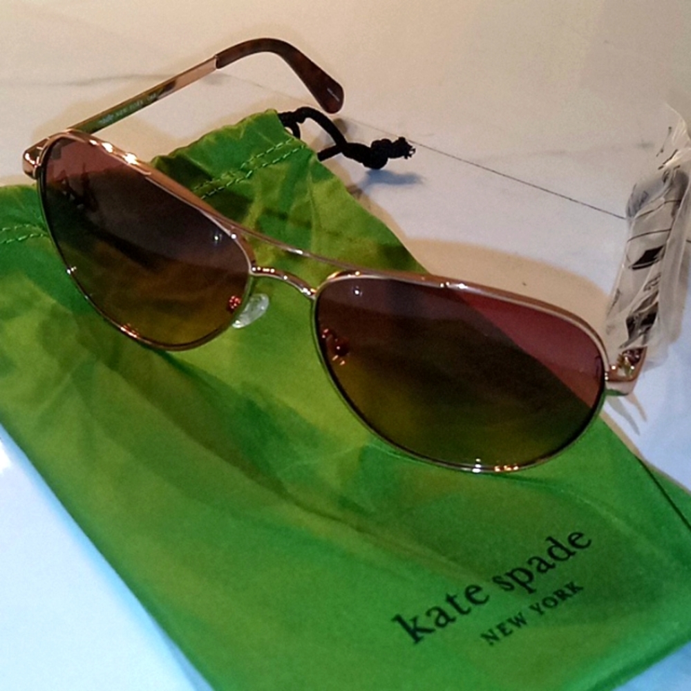 Kate Spade aviator sunglasses NWT